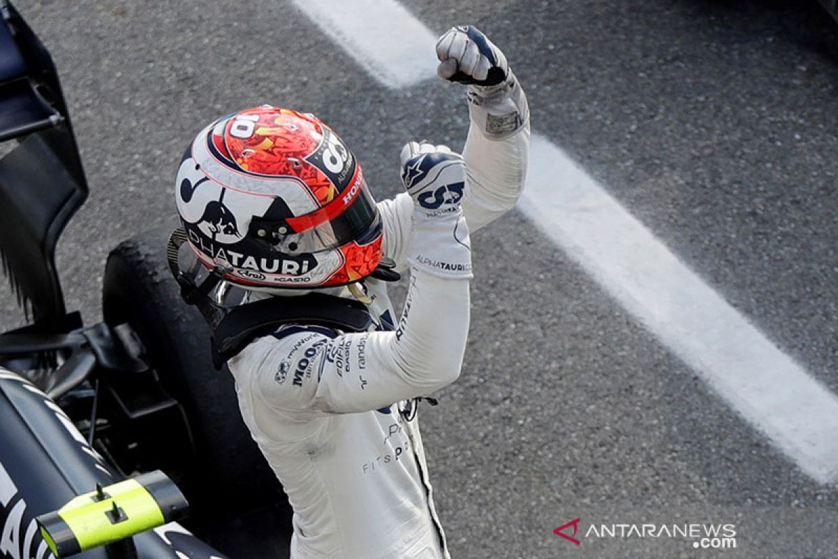 Gasly raih kemenangan F1 perdana di GP Italia, Hamilton kena penalti