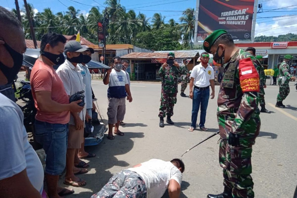 TNI-Polri terus lakukan penegakkan disiplin protokol kesehatan di Gorontalo