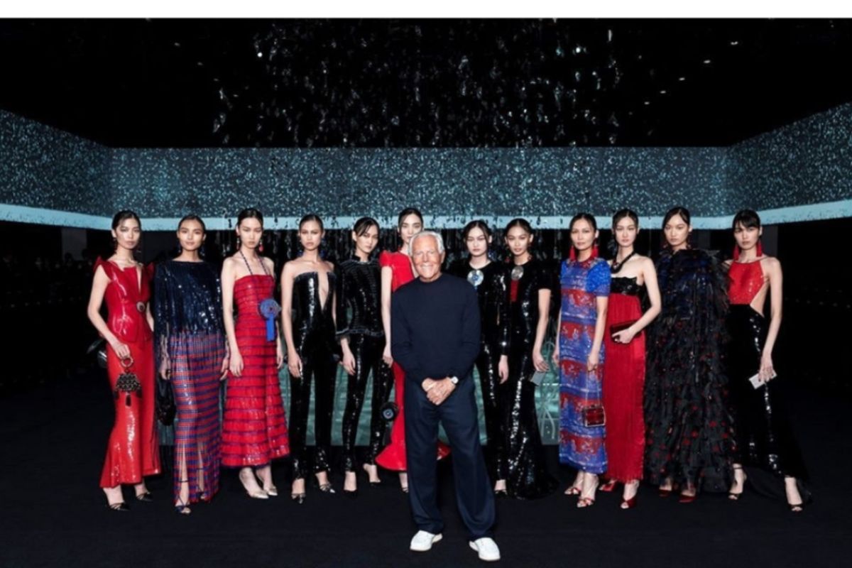 Giorgio Armani gelar pagelaran busana tanpa penonton