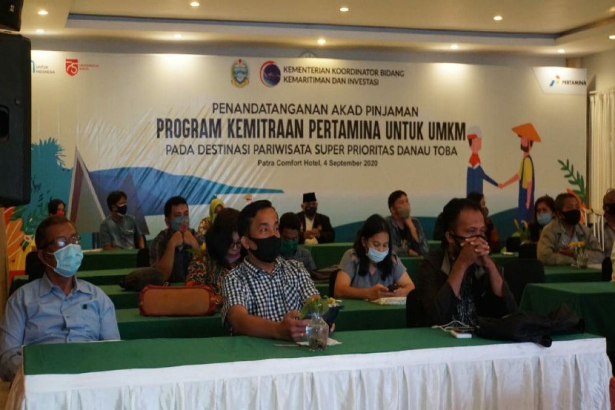 Pertamina kucurkan pinjaman Rp5,4 miliar bina UMKM di Danau Toba