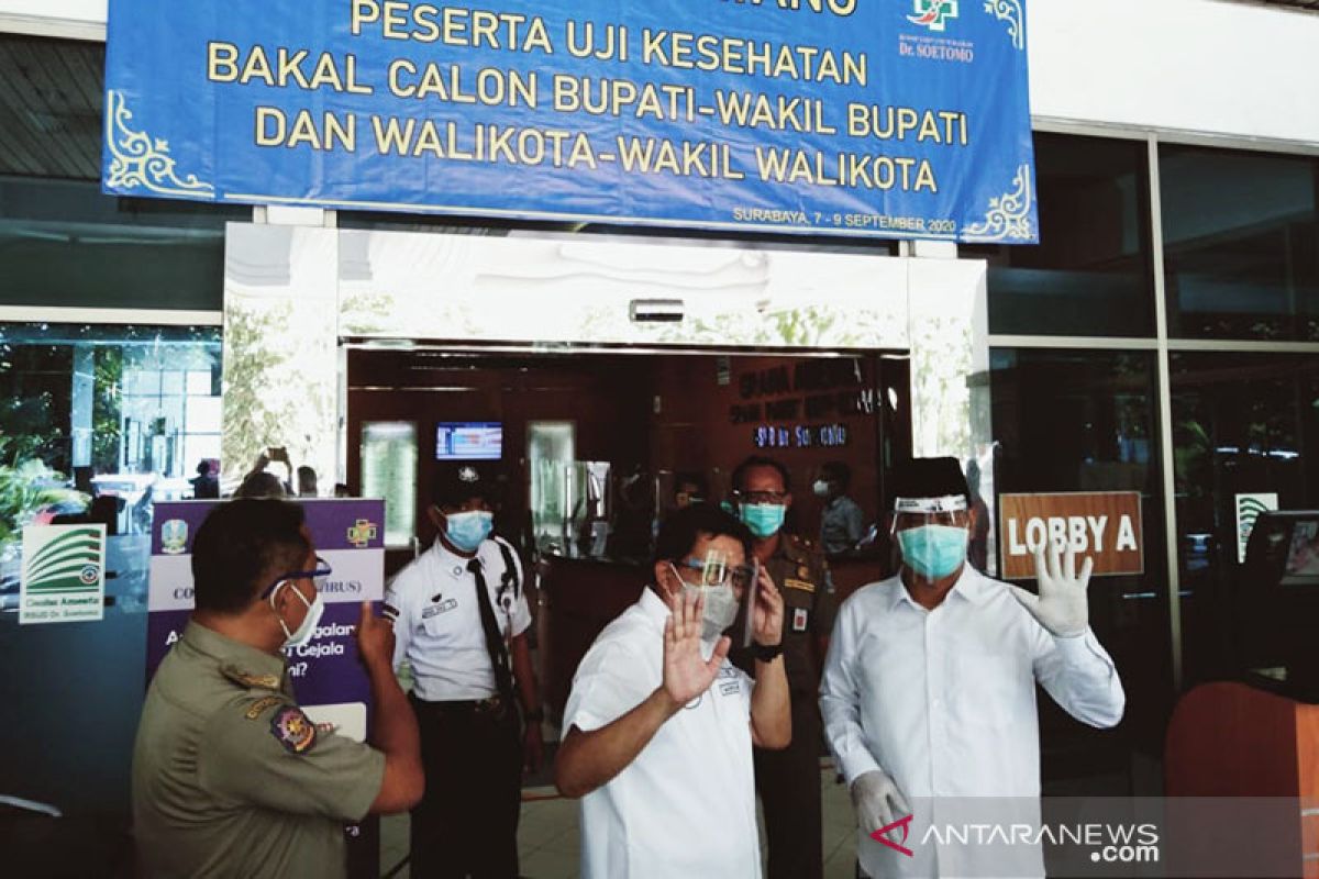KPU Surabaya belum terima hasil "swab" calon peserta pilkada