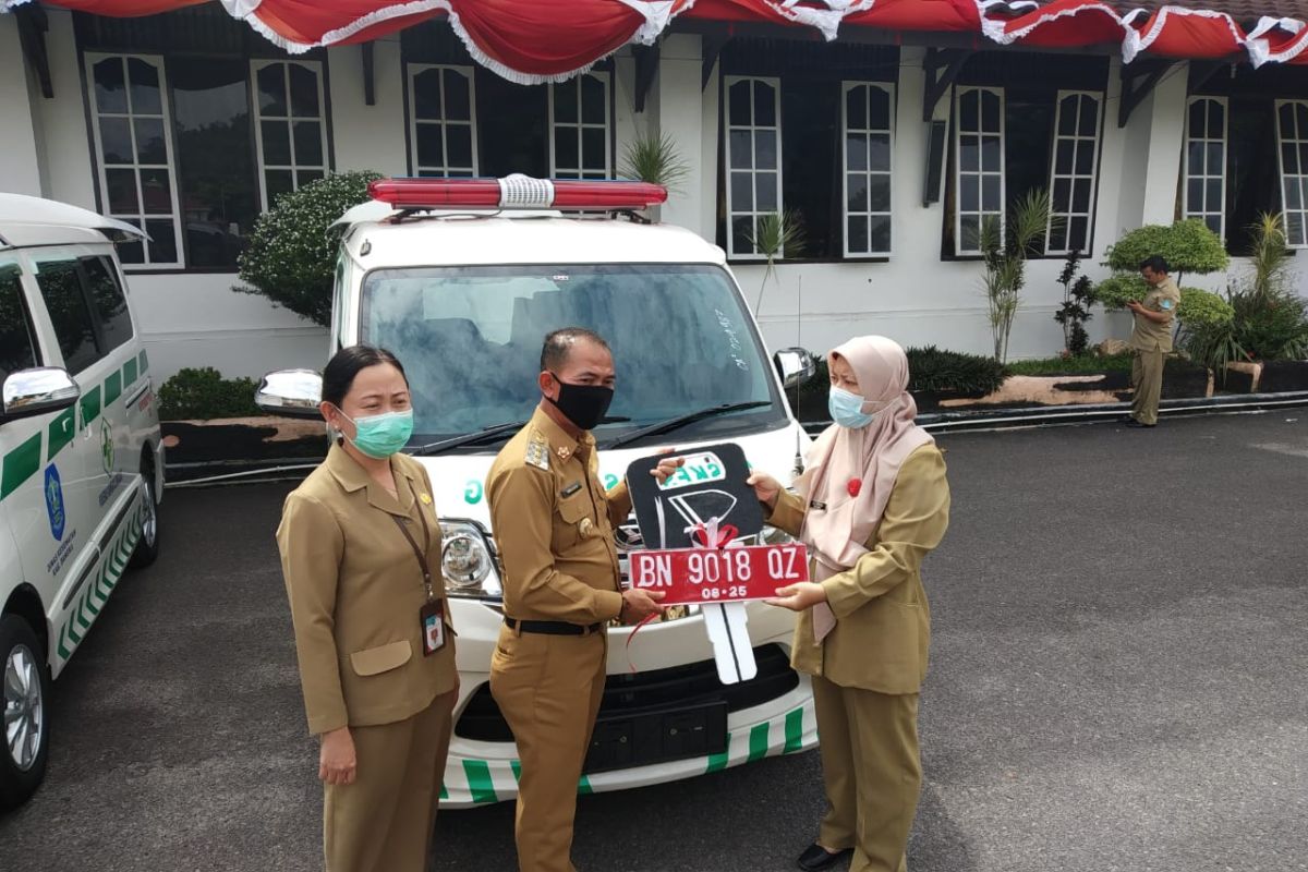 Pemerintah Kabupaten Bangka sediakan dua mobil ambulans pariwisata
