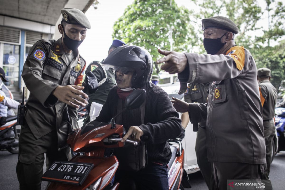 9.144 warga Jakarta Pusat terjaring Operasi Tibmask PSBB