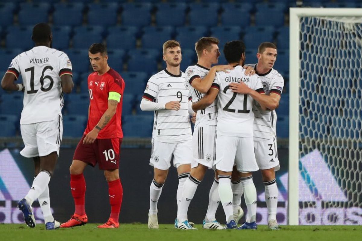 Jerman ditahan imbang Swiss 1-1 di Nations League