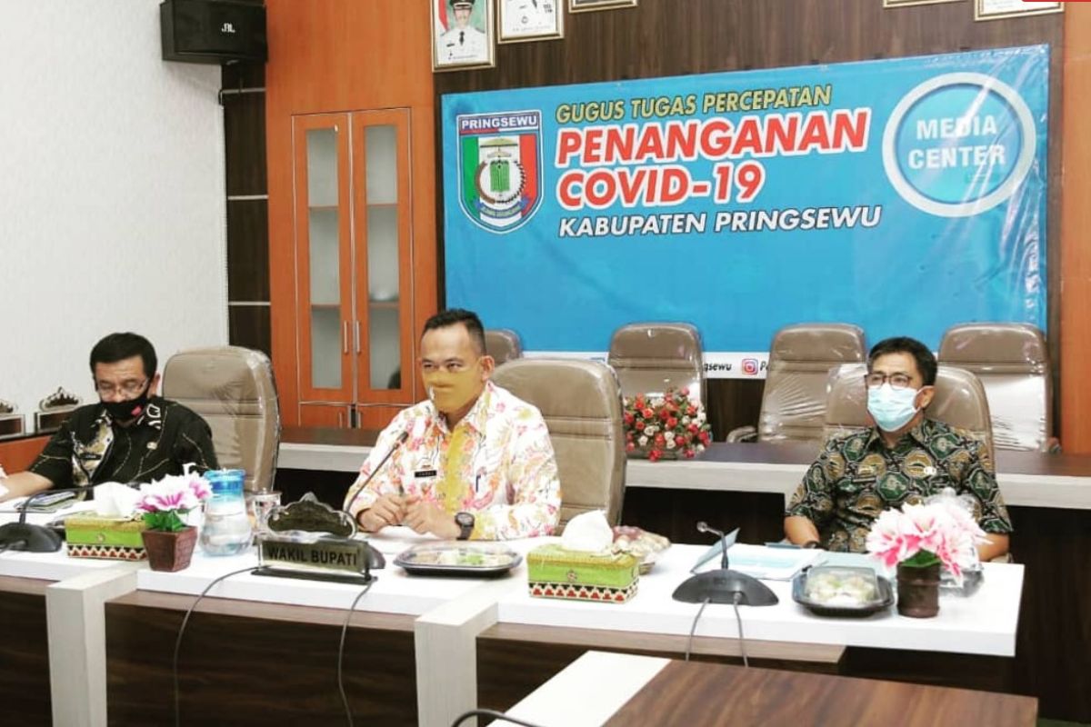 Wabup Pringsewu jadi narasumber Webinar Leader Talk i-News Lampung