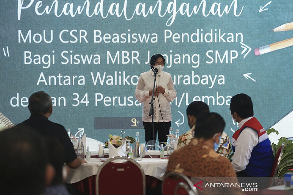 36 perusahaan Surabaya beri CSR beasiswa pendidikan senilai Rp4 miliar