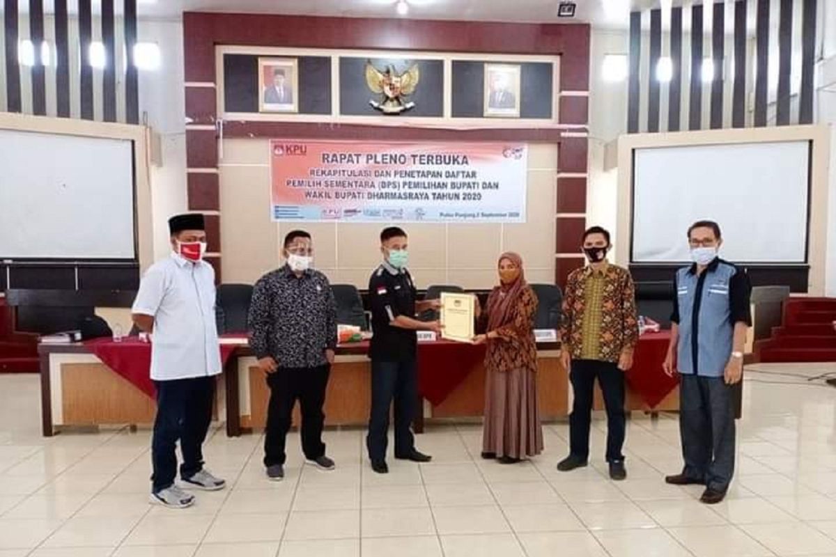 KPU Dharmasraya tetapkan DPS 144.729 orang pemilih