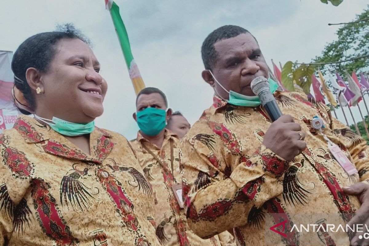 Empat pasangan calon bupati Mamberamo Raya jalani tes kesehatan di Jayapura