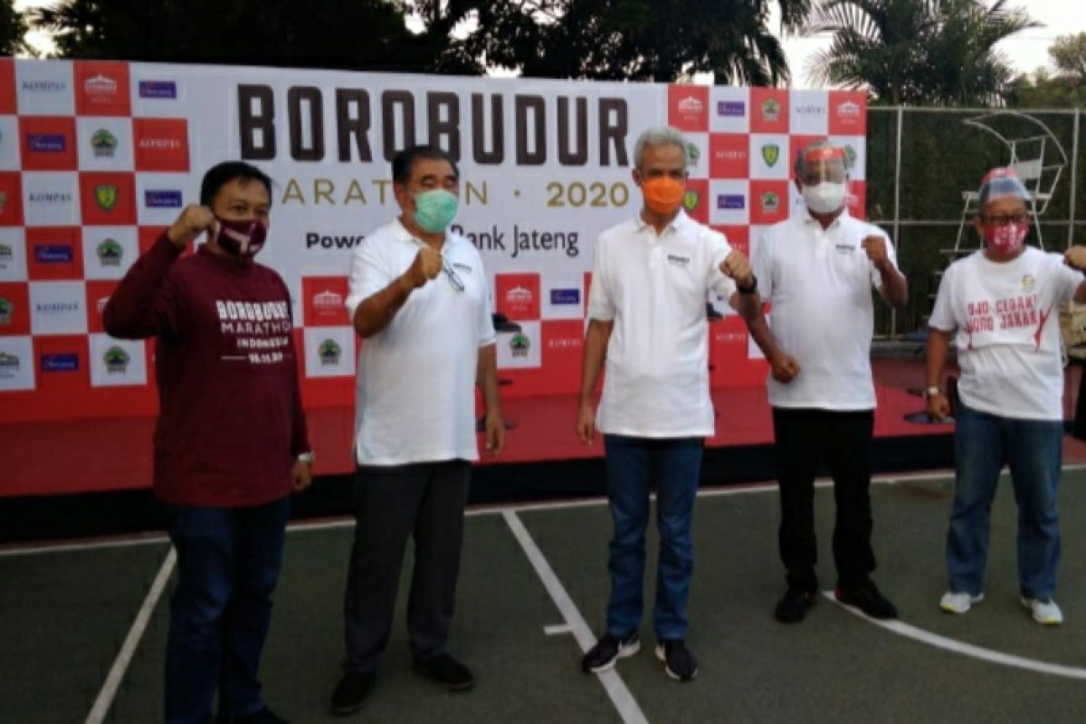 Borobudur Marathon 2020, Ganjar: Jateng akan terus berlari