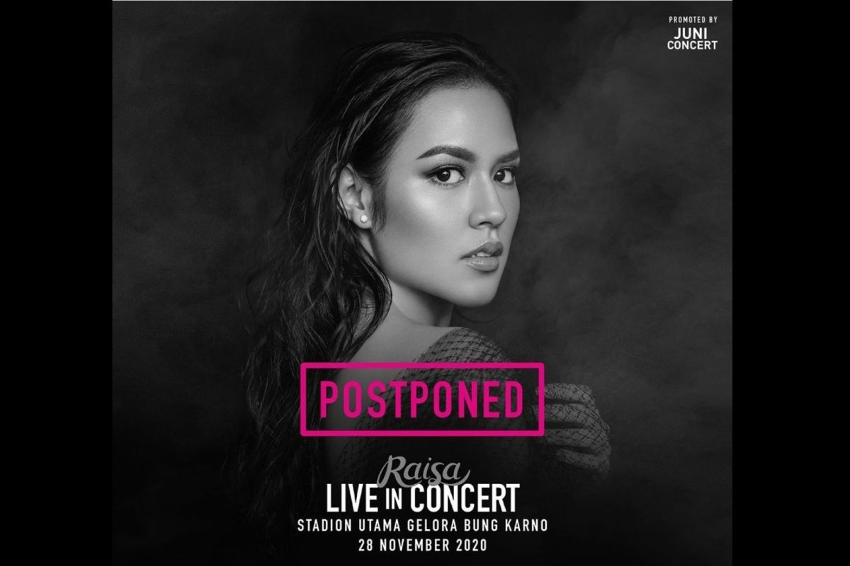 Konser Raisa di GBK bulan November ditunda lagi