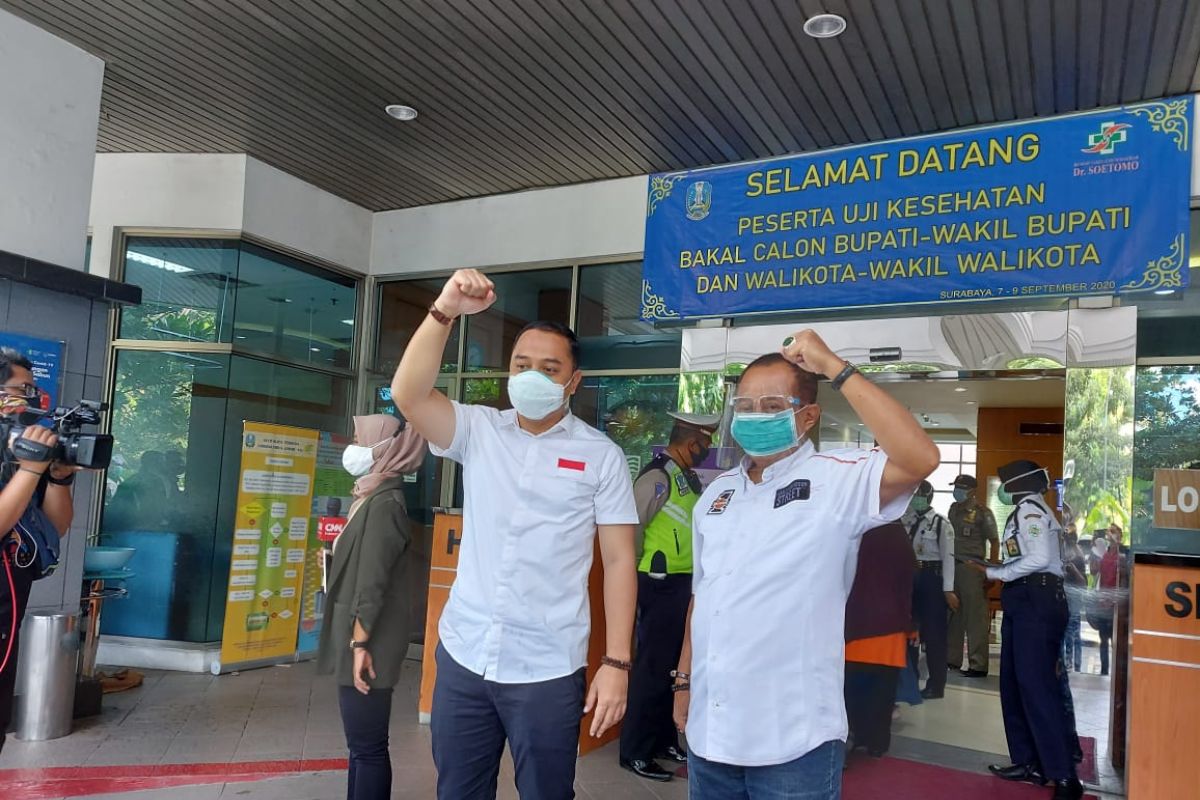 Bacawali-Bacawawali Surabaya Eri-Armuji sebut hasil swab test negatif