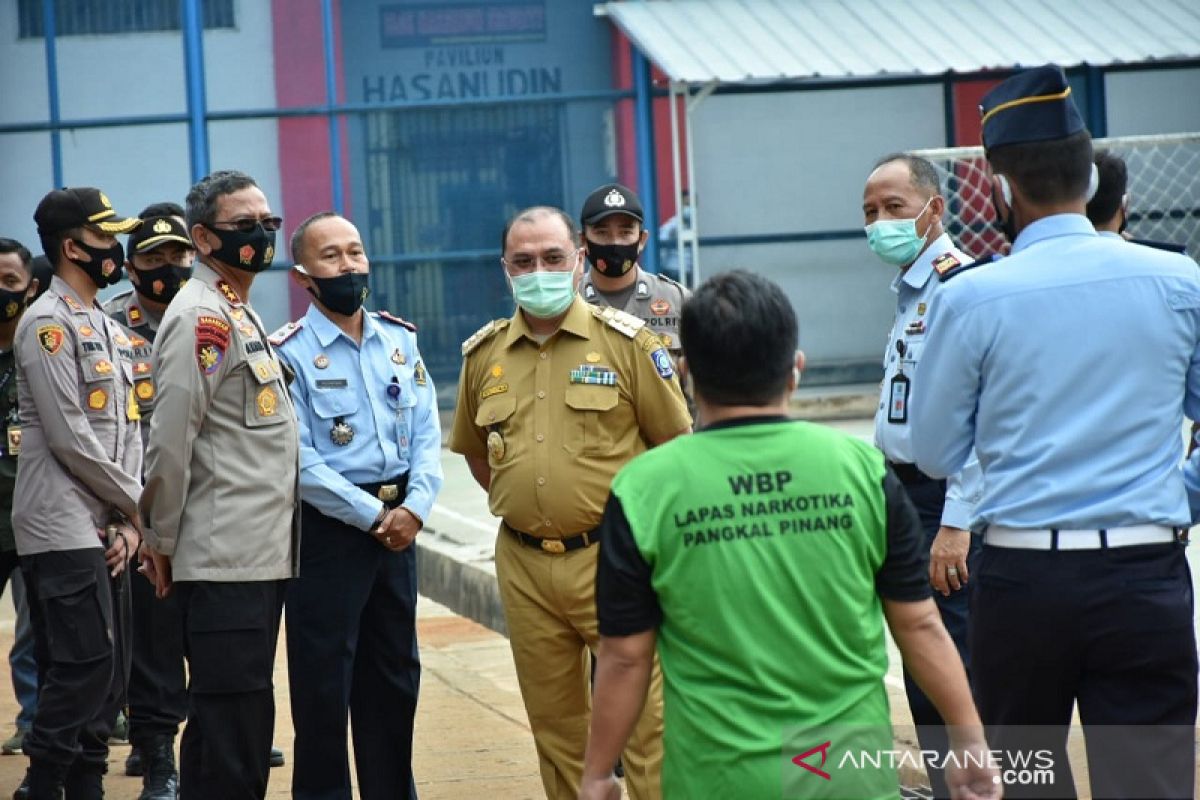 Pemprov Kepulauan Babel canangkan tes swab COVID-19 lapas narkotika