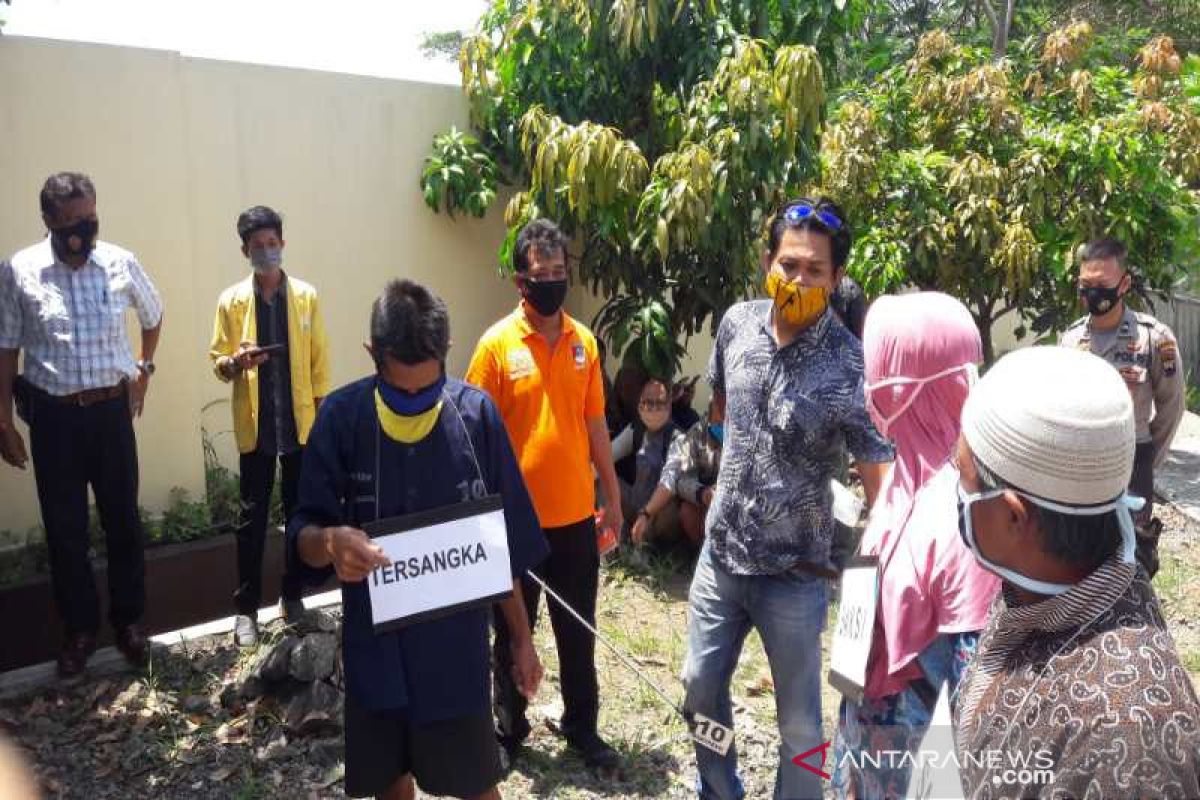 Polisi gelar rekonstruksi anak bunuh ibu kandung