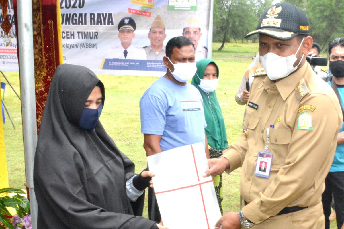 Bupati Aceh Timur kembangkan desa terdampak tsunami 26 Desember 2004