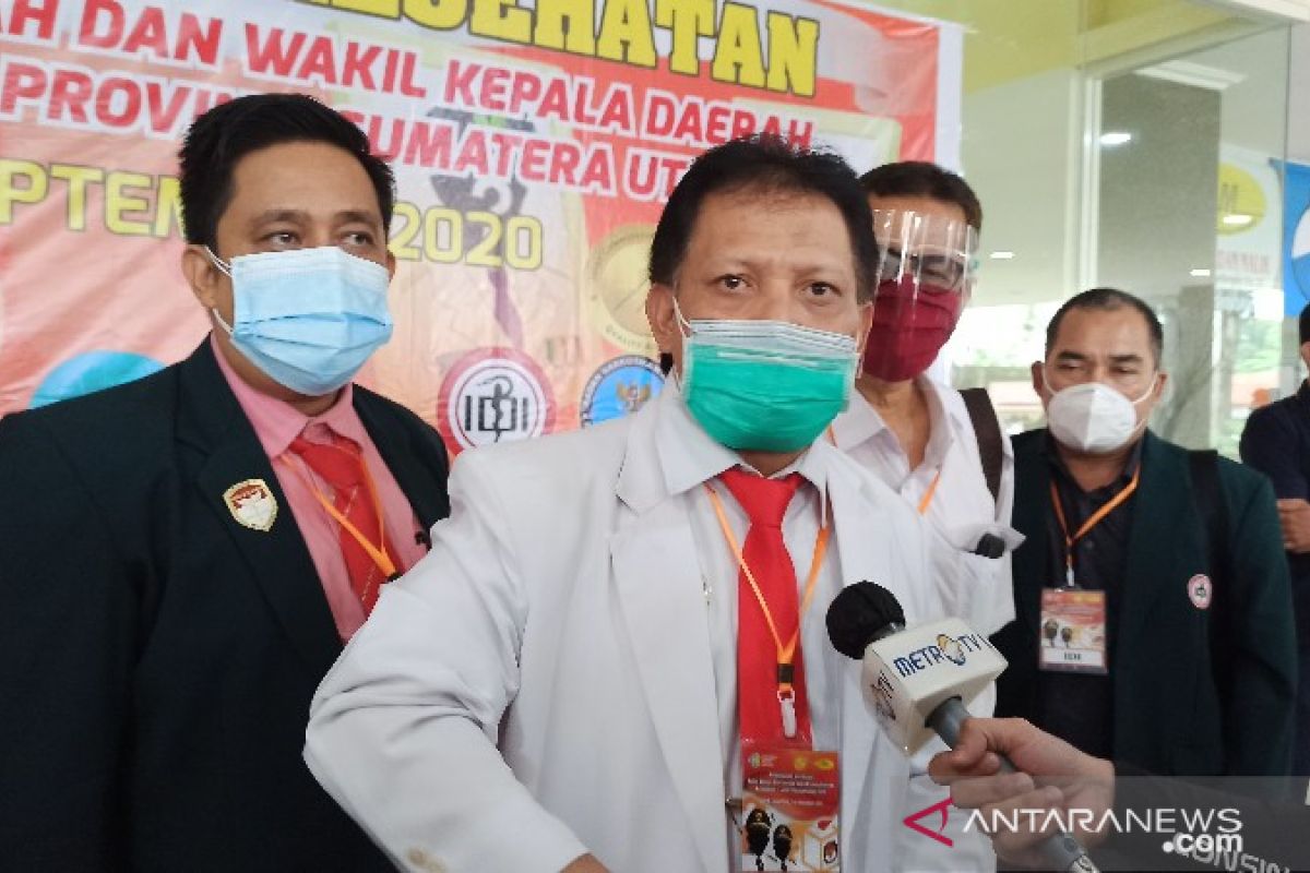 100 orang tenaga kesehatan terlibat dalam tes kesehatan paslon Pilkada se-Sumut