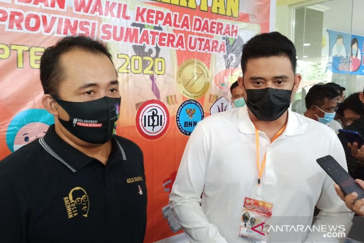 Bakal pasangan calon Pilkada Medan jalani tes kesehatan selama sembilan jam