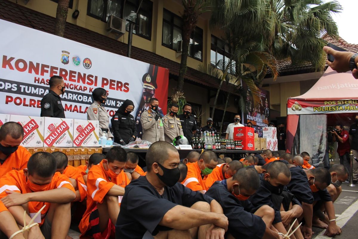 Operasi Tumpas Narkoba Semeru di Kota Malang ungkap 24 kasus