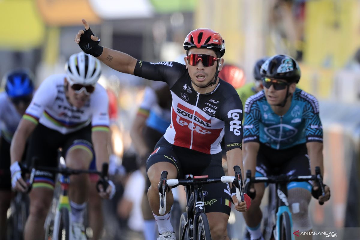 Caleb Ewan menangi etape keduanya di Tour de France 2020