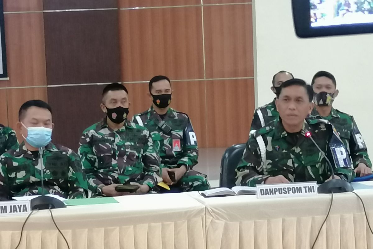 Danpuspom: Enam prajurit TNI AL tersangka perusakan Mapolsek Ciracas