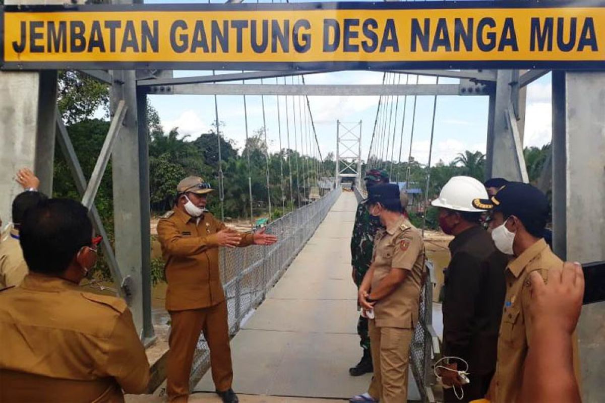 Kementerian PUPR telah serahkan empat Jembatan Gantung ke Pemkab Kobar