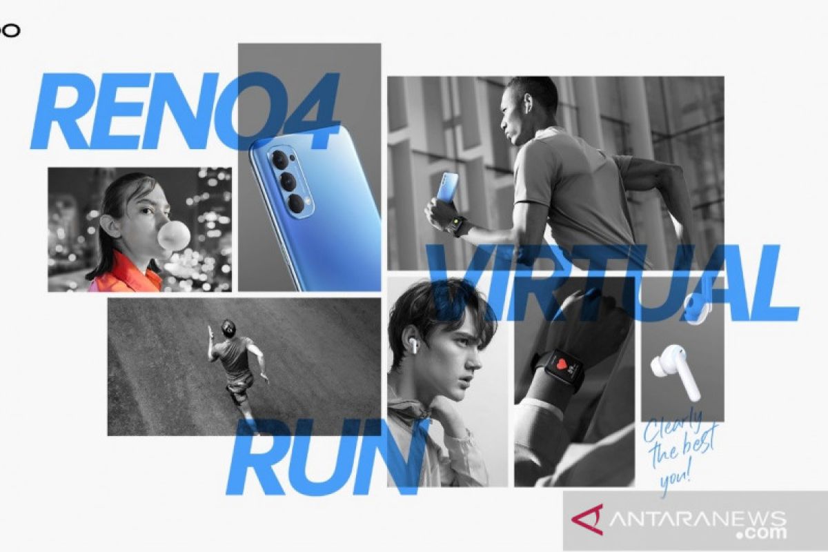 Sambut Hari Olahraga Nasional, OPPO gelar lari daring bertajuk "Reno4 Virtual Run"