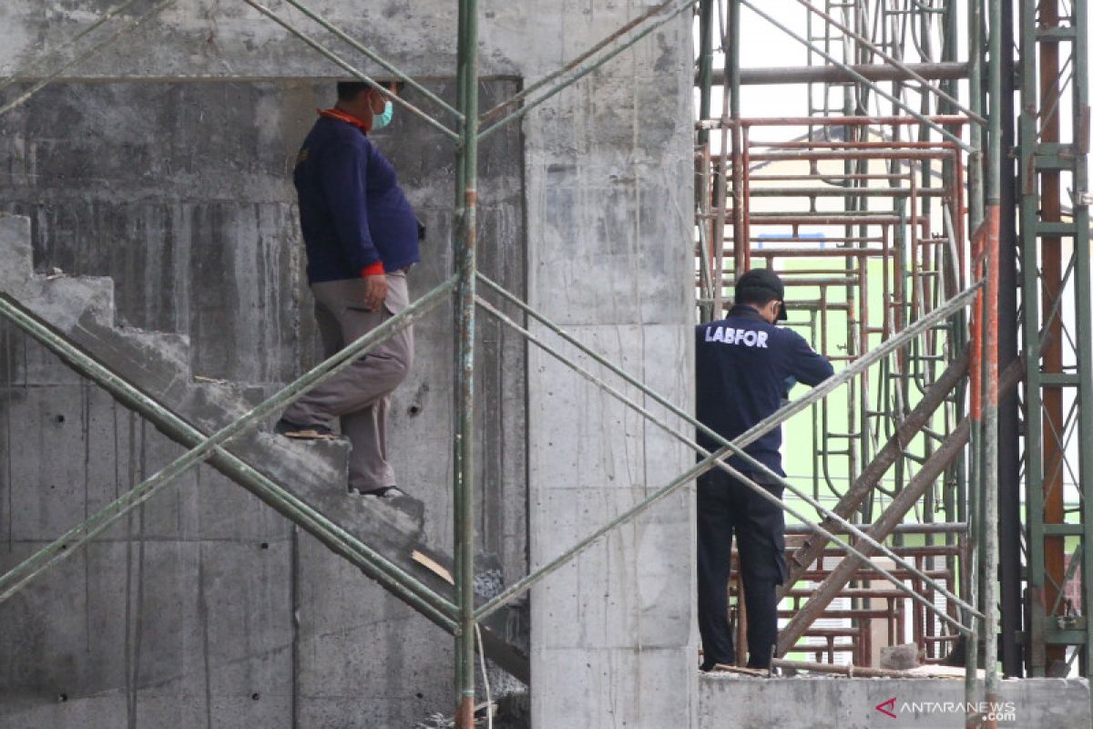 Polisi selidiki kasus kecelakaan kerja proyek RSI Unisma tewaskan empat pekerja