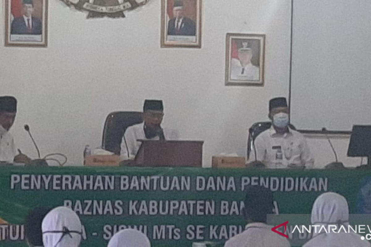 Bupati Bangka, Mulkan apresiasi beasiswa dari Baznas