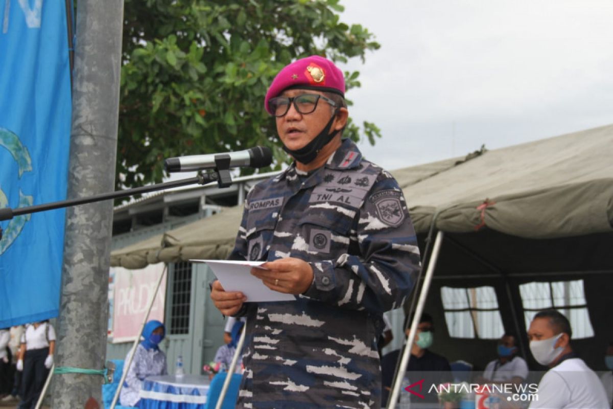 Danlantamal VIII: Kepedulian lingkungan wujud kerja nyata TNI