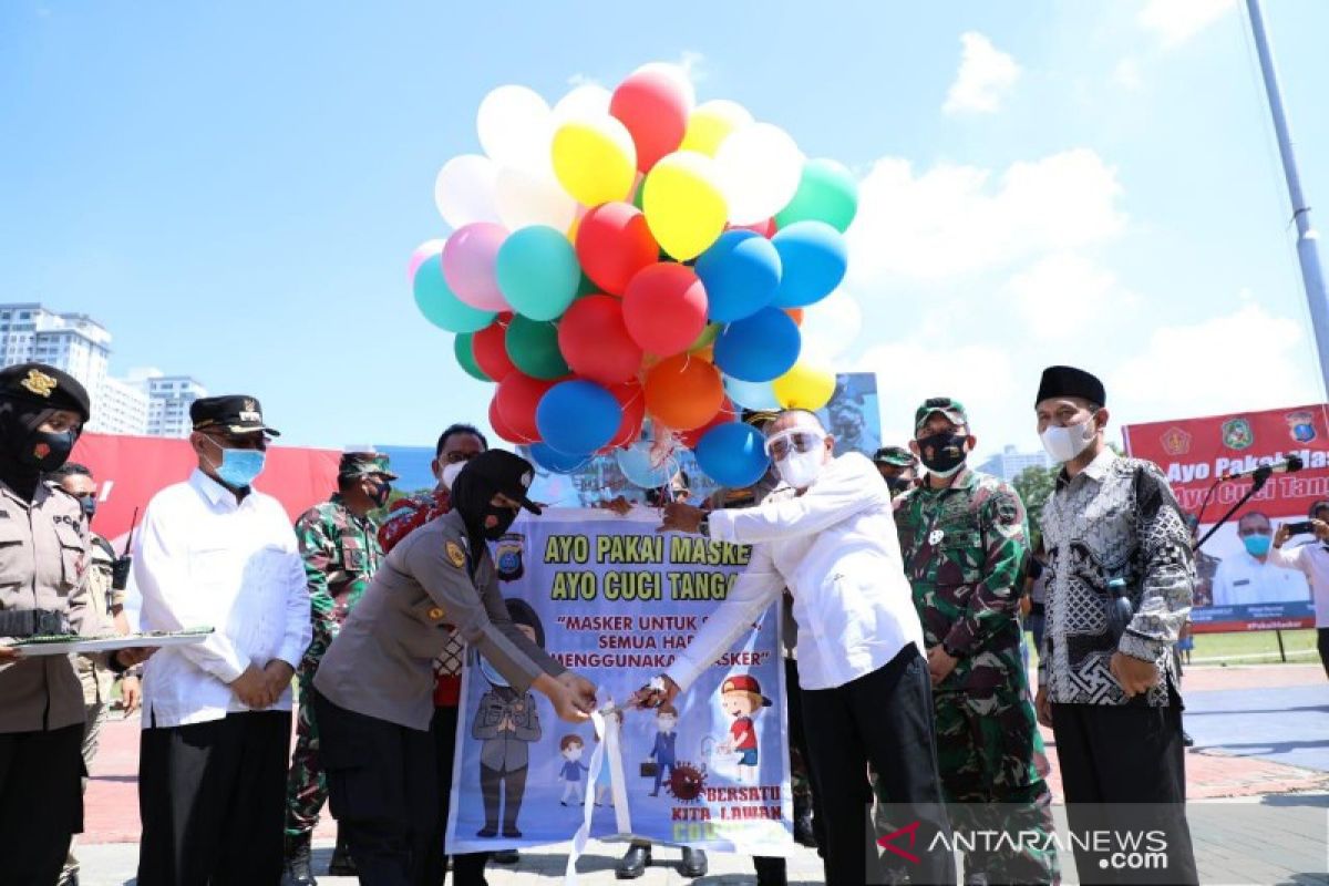 Polda Sumut bagikan dua juta lebih masker untuk masyarakat