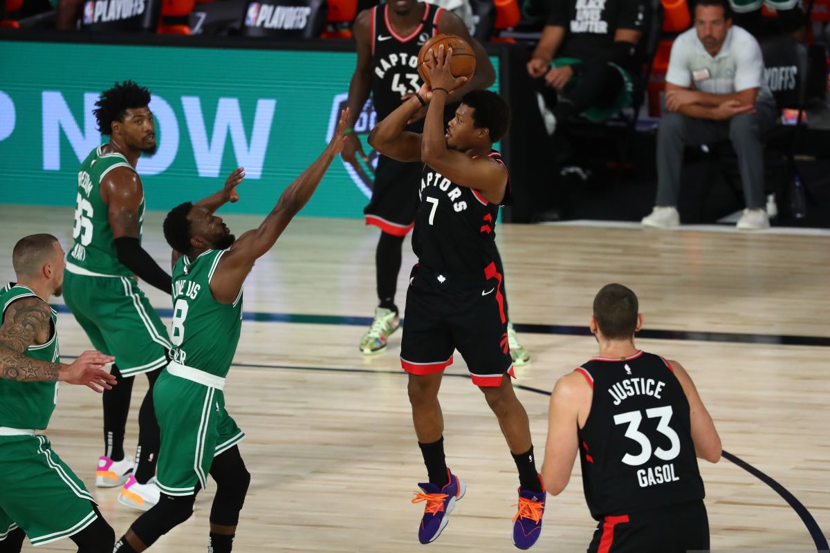 Toronto  Raptors paksakan gim ketujuh lawan Celtics melalui dua overtime