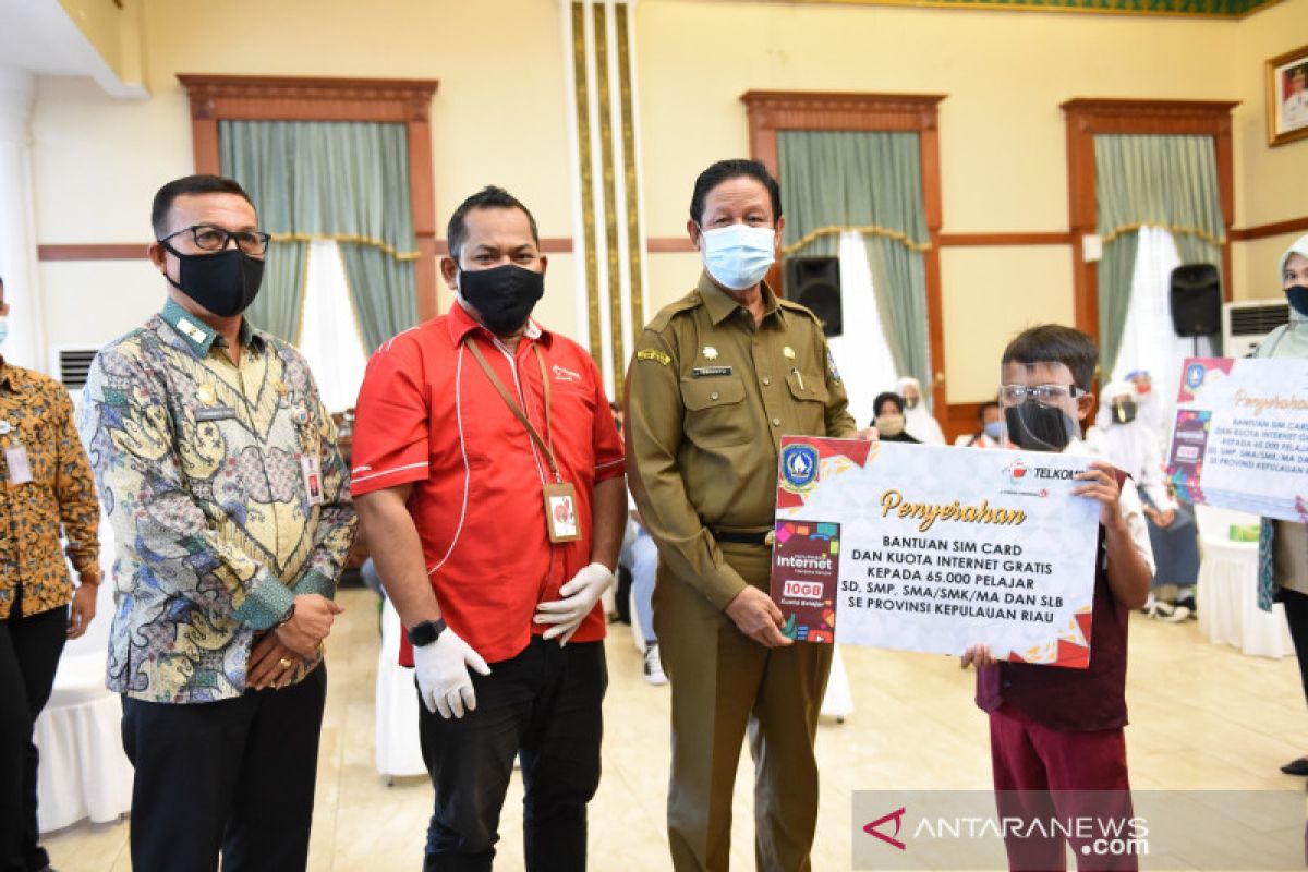 65 ribu pelajar di Kepri dapat kuota internet gratis