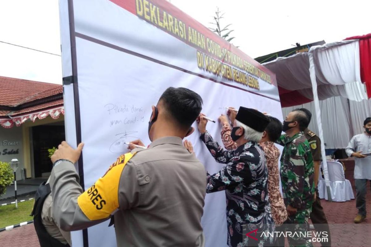 Polres Rejang Lebong gelar deklarasi bersama tekan penyebaran COVID-19