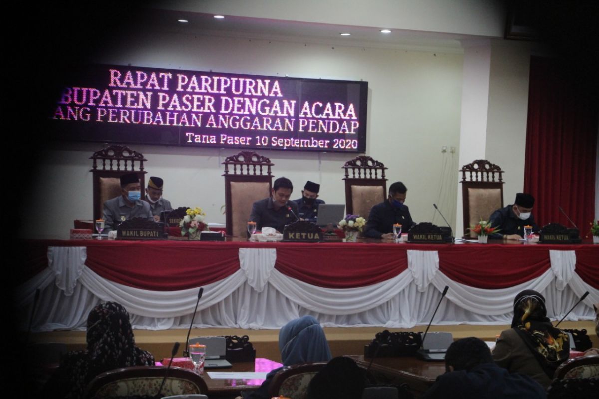 Wabup Paser Sampaikan Nota Keuangan APBD-Perubahan