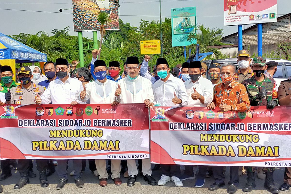 Polresta Sidoarjo ajak bakal paslon pilkada terapkan protokol kesehatan