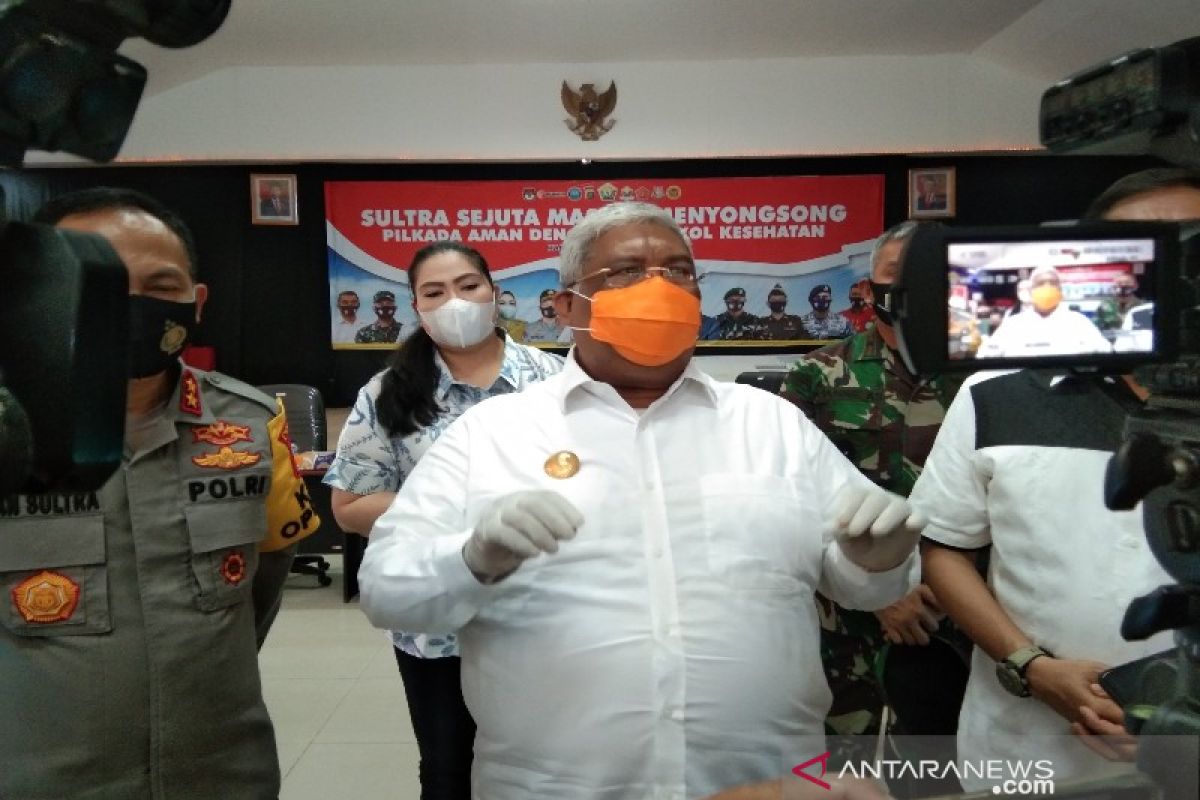 Sultra luncurkan sejuta masker wujudkan Pilkada aman dari COVID-19