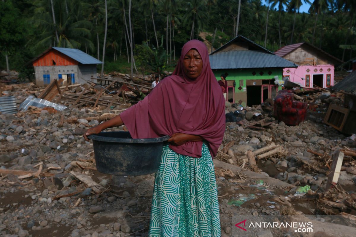 Ratusan rumah rusak diterjang banjir bandang di Bulawa Gorontalo