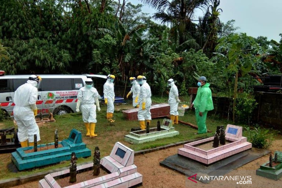 Satu pasien positif COVID-19 di Kabupaten Belitung meninggal dunia