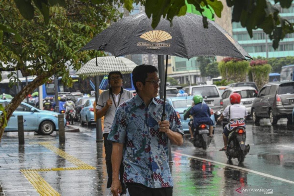 Hujan diprakirakan turun di beberapa daerah hingga 7 November