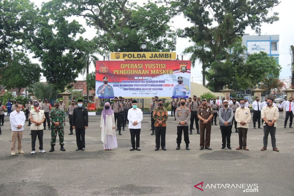 Cagub-Cawagub Jambi deklarasi protokol kesehatan tahapan pilkada