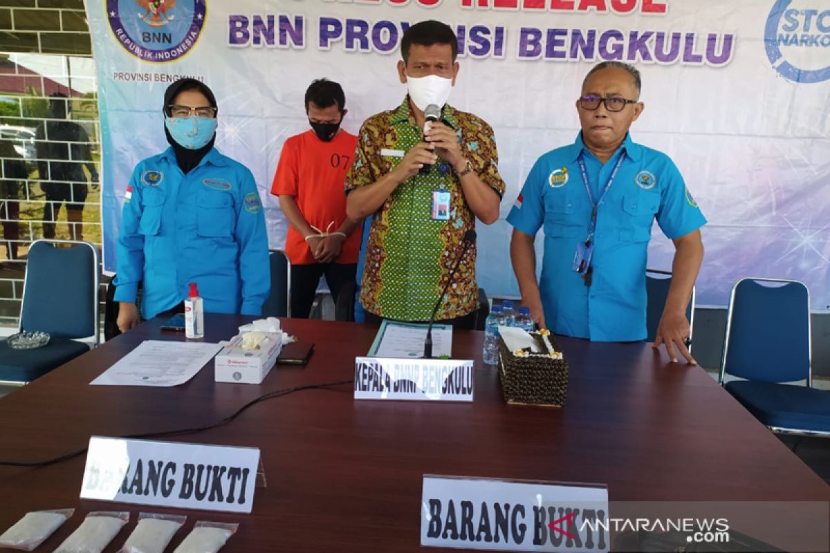 BNN Bengkulu tangkap kurir narkoba asal Pekanbaru