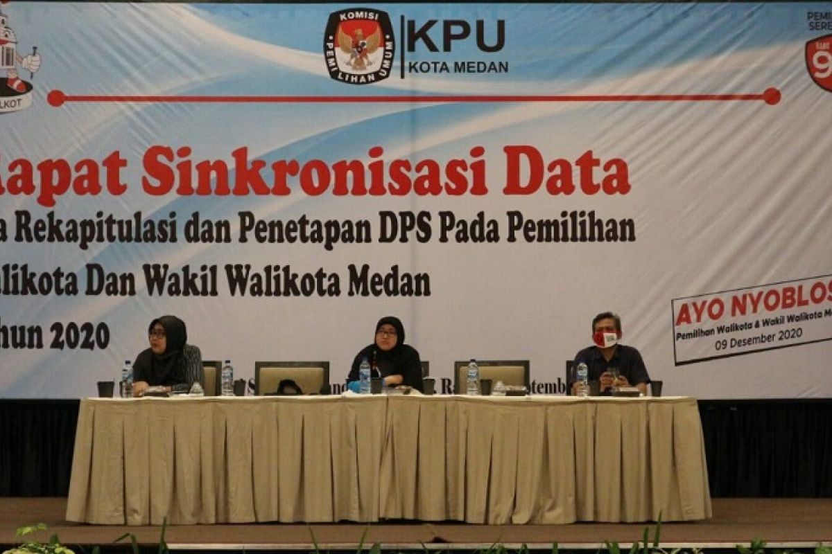 KPU tetapkan DPS Pilkada  Medan pada 12 September 2020