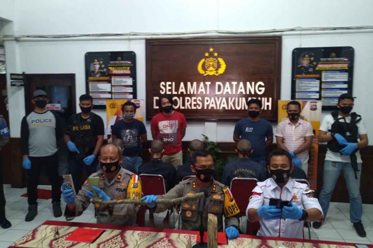 Lima pelaku pengeroyokan berujung tewas diamankan Polres Payakumbuh, tiga diantaranya di bawah umur