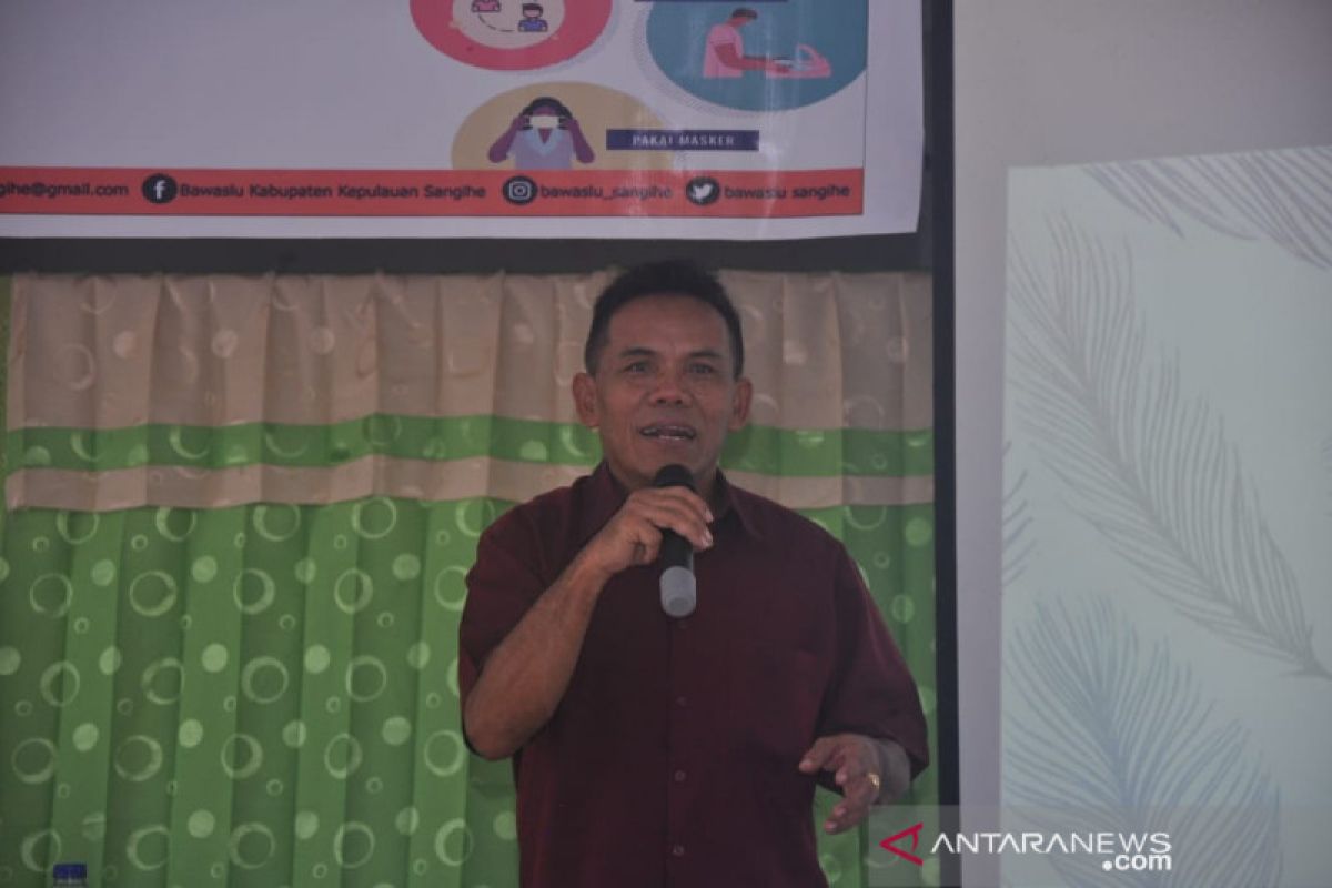 Bawaslu Sangihe sosialisasikan Perbawaslu 4 tahun 2020