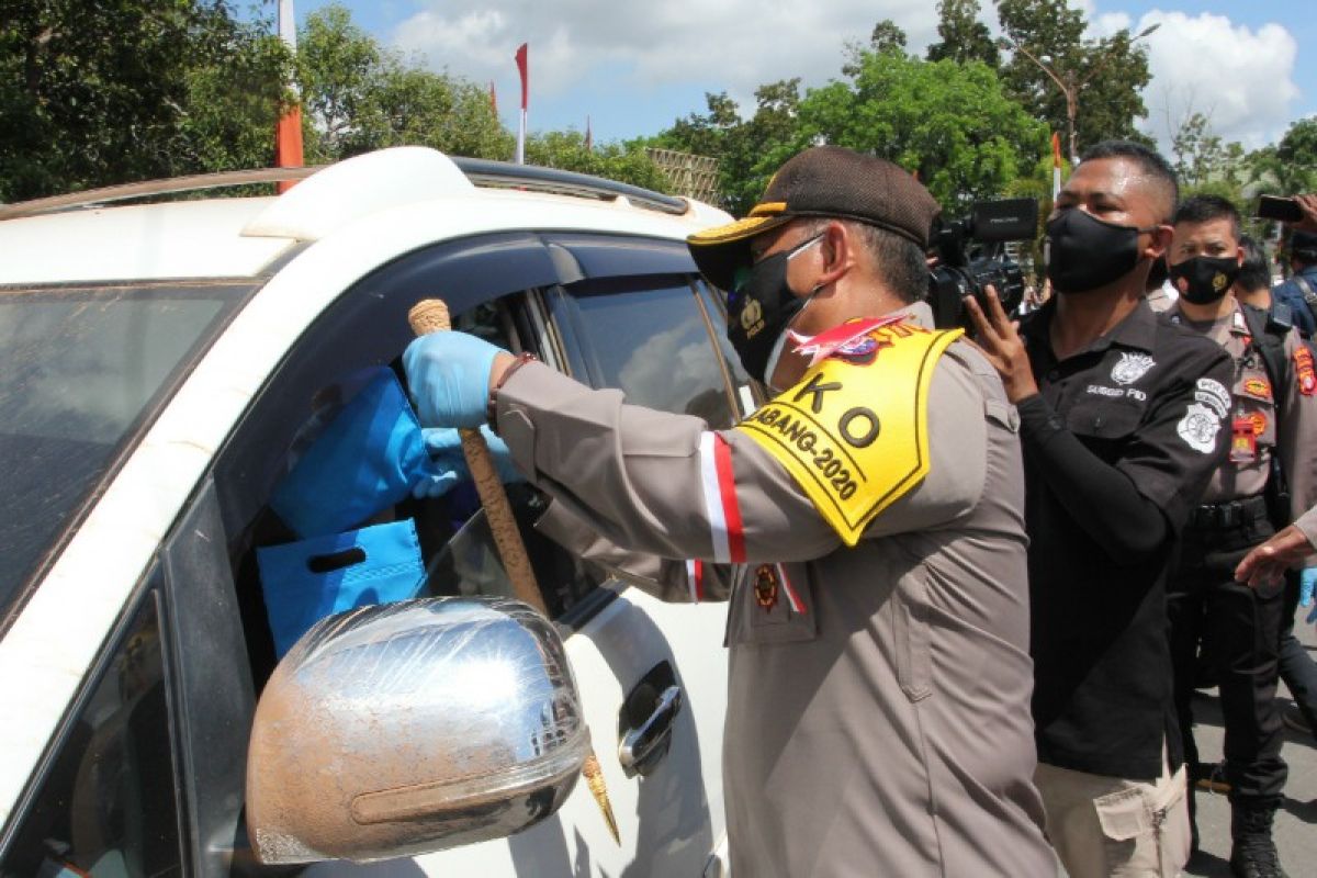 Jelang pilkada, Polda Kalteng gencar kampanyekan penggunaan masker