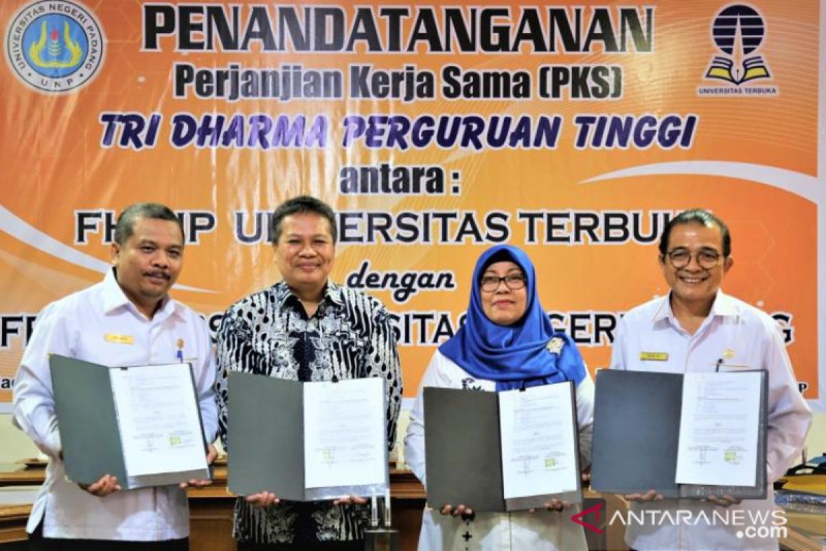 UNP sepakati kerjasama dengan Universitas Terbuka