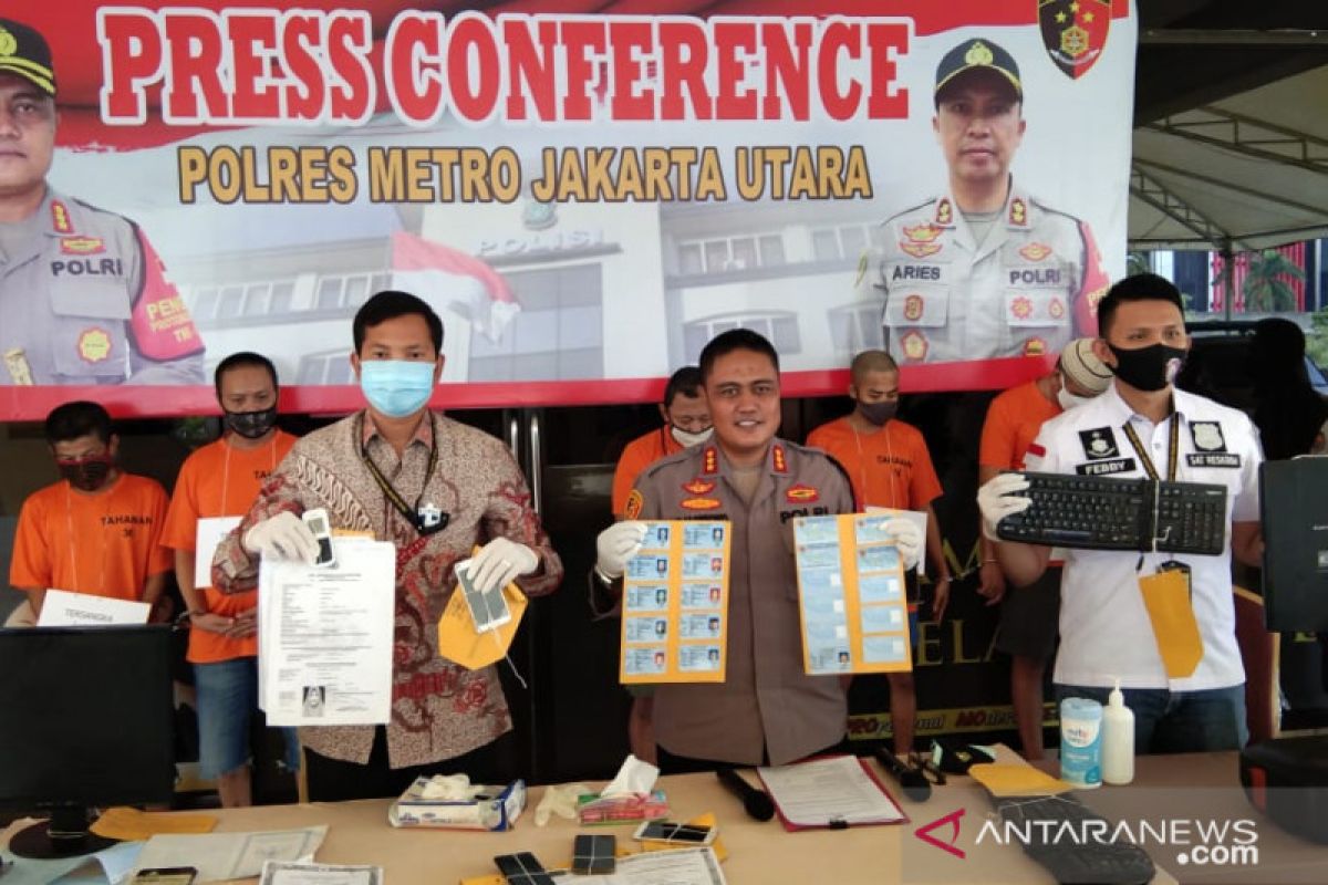 Polres Jakarta Utara ungkap sindikat pemalsuan KTP elektronik