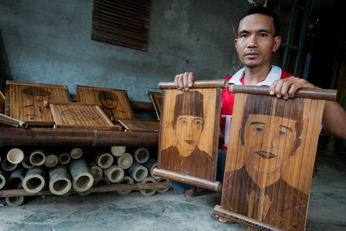 Permintaan terhadap produk kerajinan bambu di Lebak meningkat