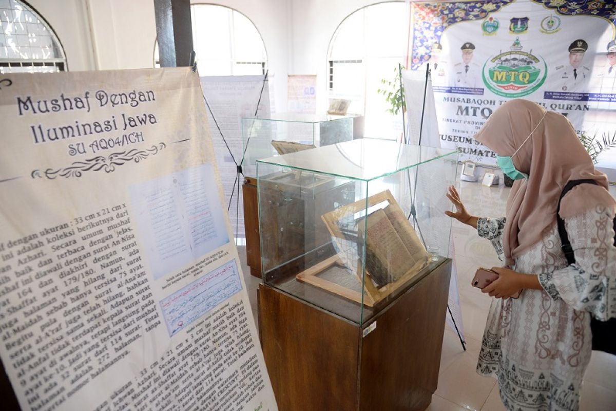 Ada koin Dirham Umayyah dan Alquran tertua di pameran MTQ ke-37 Sumut