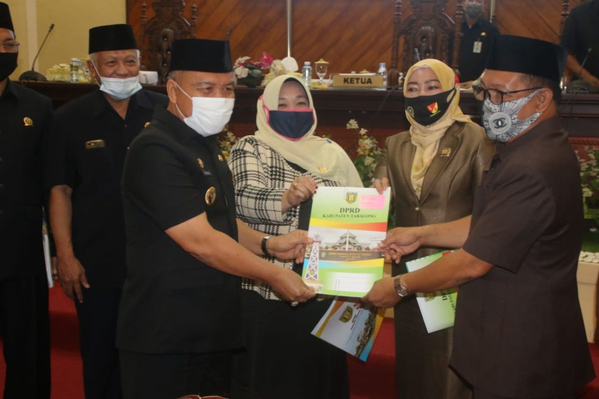 DPRD Tabalong laksanakan rapat paripurna nota keuangan APBD 2021