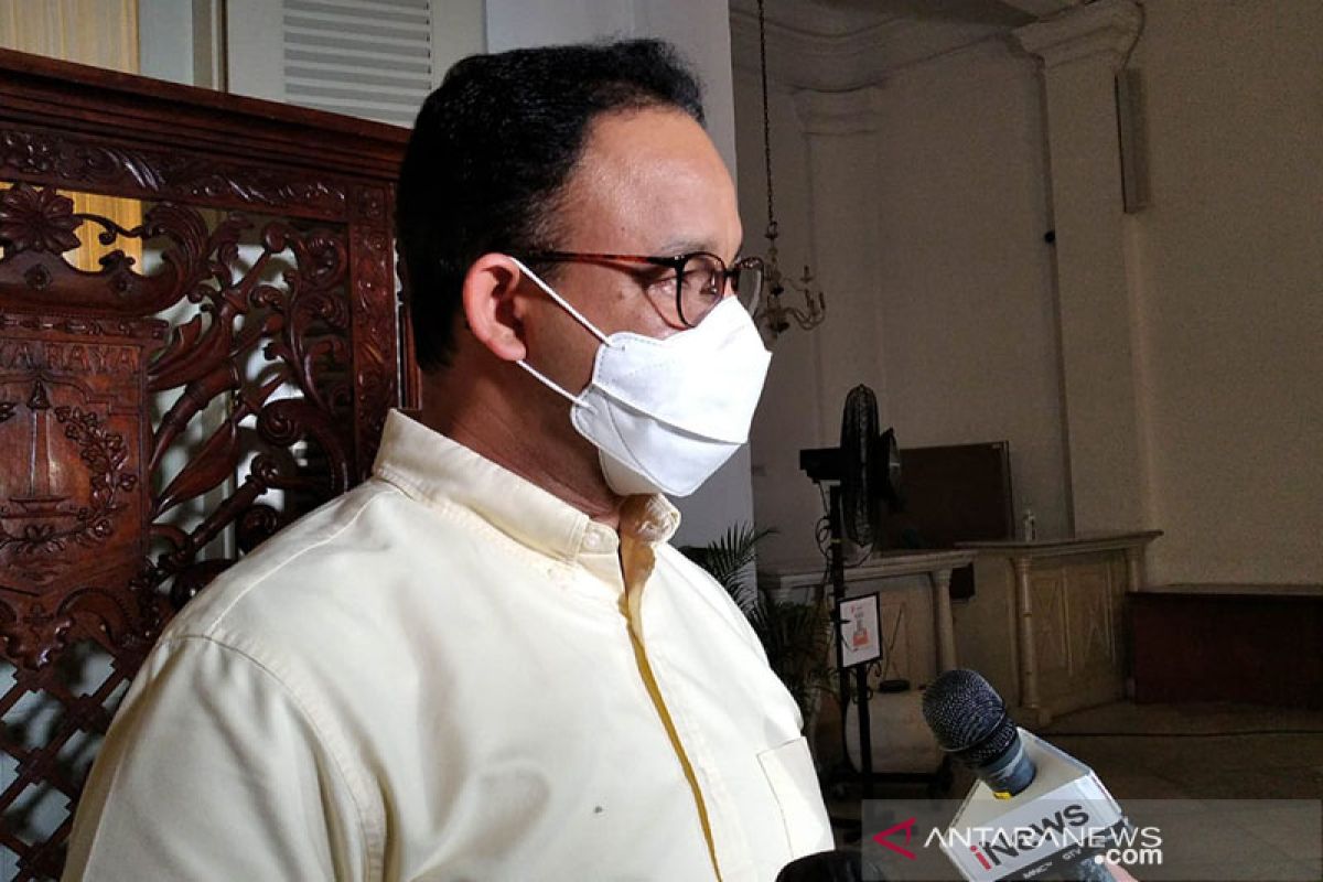 Anies: Keterisian kamar hotel untuk isolasi pasien OTG hanya 21 persen